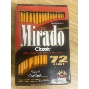 Paper Mate Mirado Classic 100% Premium Cedar Pencils 72 Count Pack -70 In Pack